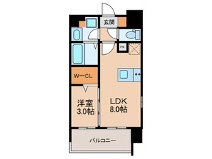 デュオフラッツ栄の物件間取画像